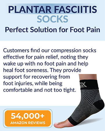plantar fascitiis relief socks for men and women
