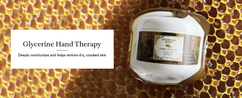 camille beckman hand therapy, glycerine hand cream, moisturizing hand cream, hand cream dry hands