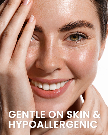 GENTLE ON SKIN & HYPOALLERGENIC