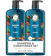 Herbal Essences Argan Oil Repair Shampoo & Conditioner Set, Moisturizes & Smoothes, Paraben-Free,...