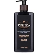 Mistral Men's Moisture-Rich Body Lotion, Cedarwood Marine, 13.5 Fl Oz