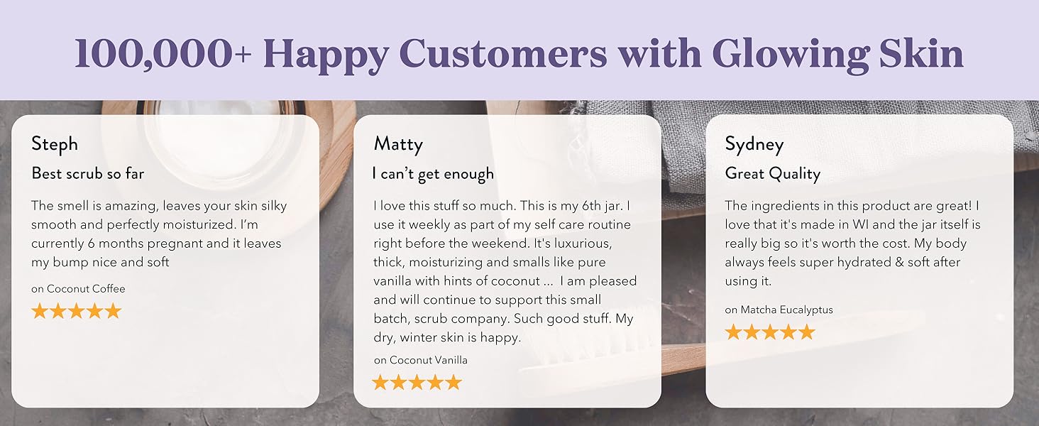 over 100k scrubs sold with raving reviews