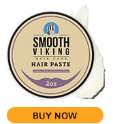 Smooth Viking Hair Paste for Men - Hair Styling Cream with Minimal Shine & Medium Hold Hair Produ...