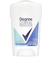 Degree Clinical Protection Antiperspirant Deodorant 72-Hour Sweat & Odor Protection Shower Clean ...