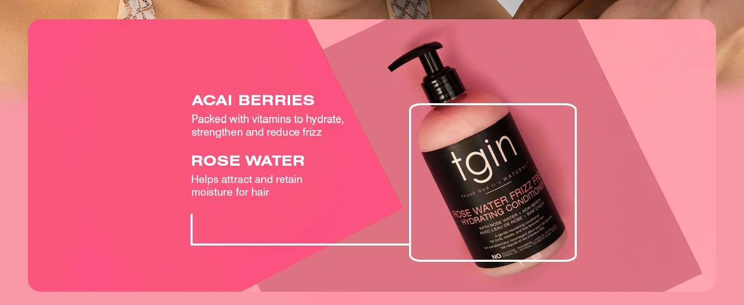 Rose Water Frizz Free Hydrating Conditioner