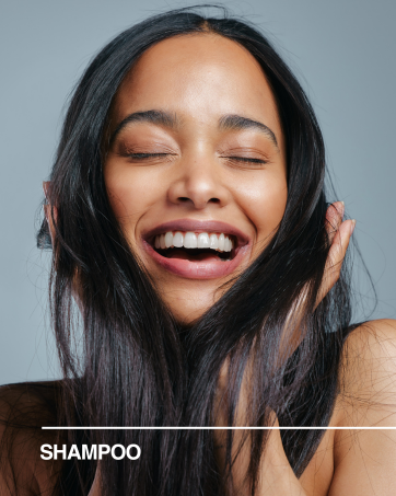 Yarok Shampoo, Woman with dark, shiny hair