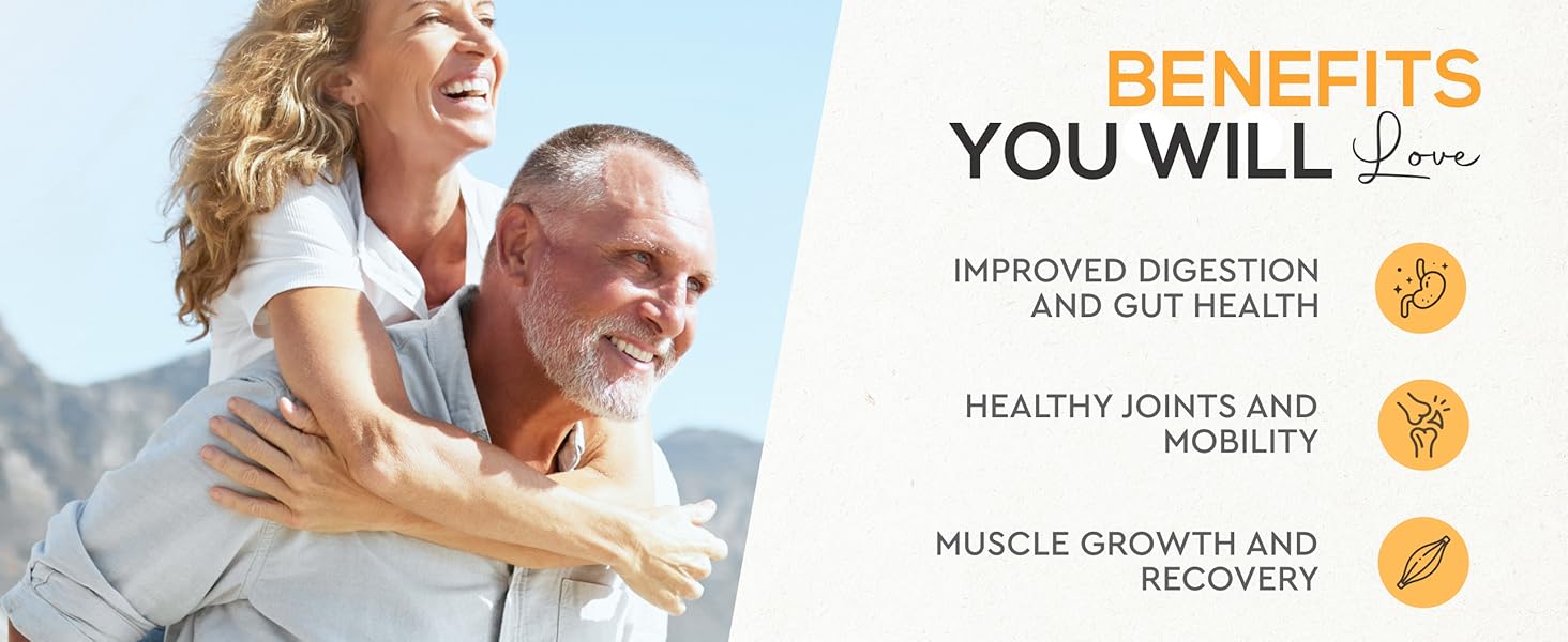 benefits of bone broth include improving digestion, joints and mobility, and skin
