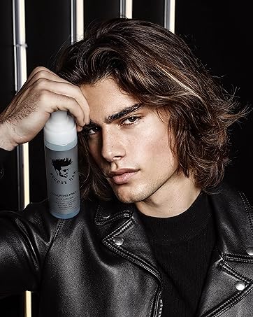 avenue man argan oil mousse volume lift sculpting foam hair for men paste men's curly styling