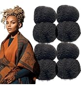 Tight Afro Kinky Human Hair for Dreadlocks,Ideal for Making Locs,Repair Extensions,Twist or Braid...