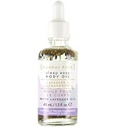 Sunday Rain Sleep Easy Luxury Relaxing Soothing Body Oil Drops, Vegan and Cruelty-Free, Lavender ...