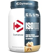 Dymatize ISO100 Whey Protein Powder Isolate, Gourmet Vanilla, 25g of Protein, 20 Servings, 5.5g B...
