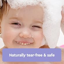 baby shampoo is gentle on skin, tear-free, leaves skin soft, with plant-based ingredients