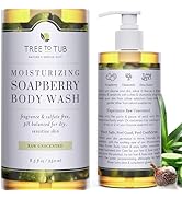 Tree to Tub Unscented Body Wash for Sensitive Skin & Dry Skin - Moisturizing pH Balanced Fragranc...
