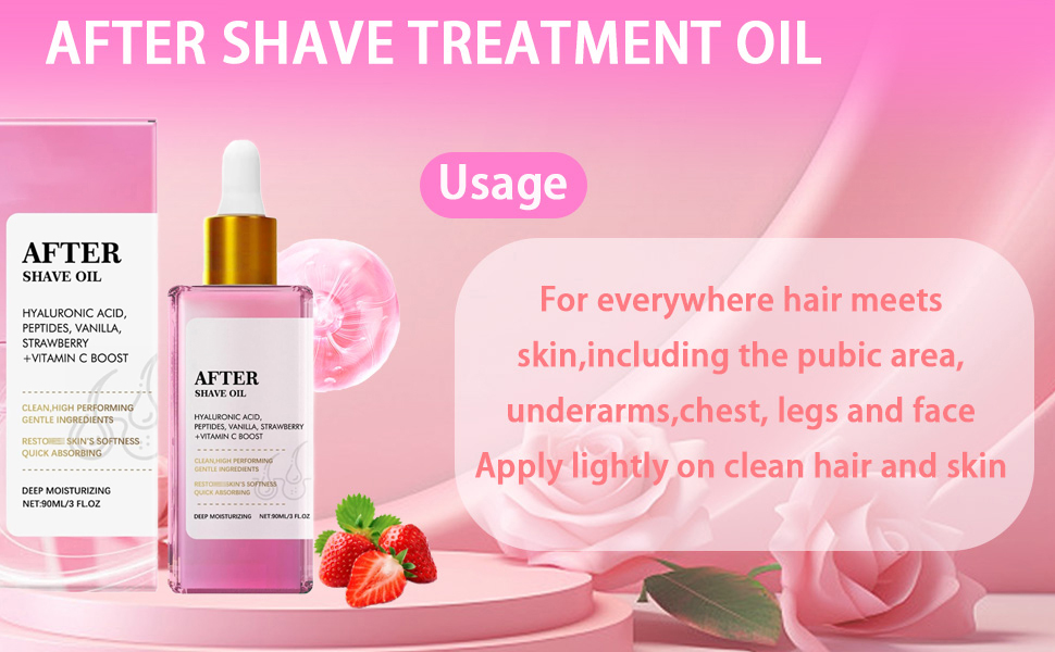 Strawberry Vanilla After Shave Oil