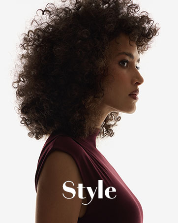 curly hair model brunette