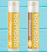 Bambalo 4-Pack coconut SPF 15 Lip Balm - Organic Ingredients, Broad Spectrum