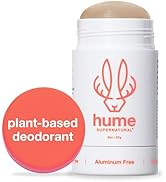 Hume Supernatural Aluminum Free Deodorant for Women & Men - Safe for Sensitive Skin - Probiotic, ...