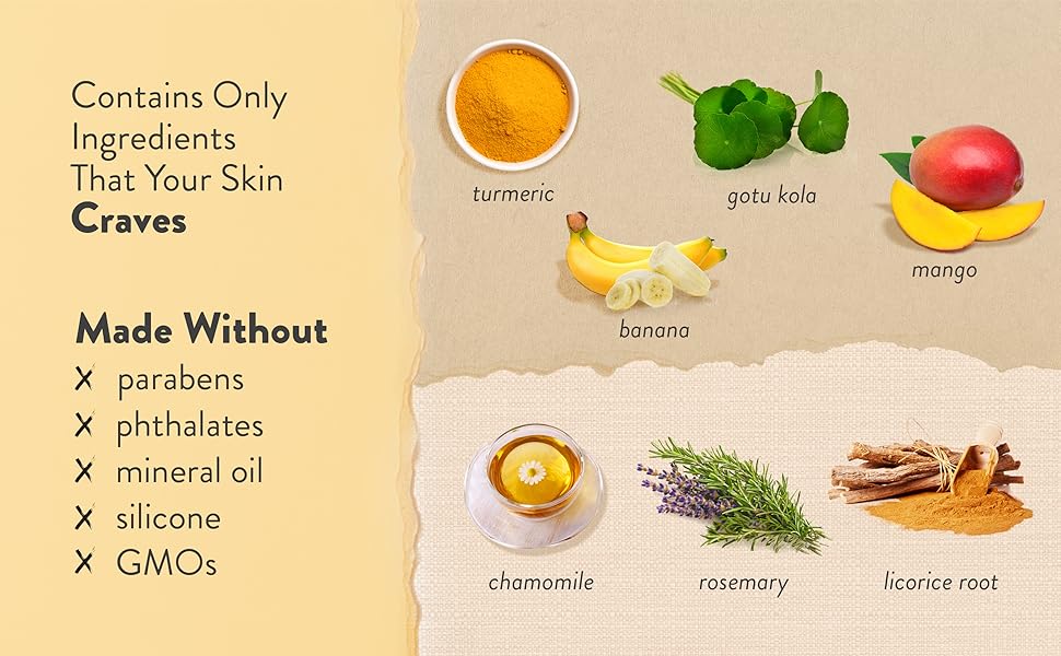 LILY SADO Turmeric Banana Mango Moisturizer Face Facial Cream Lotion Creams Lotions Moisturizers 