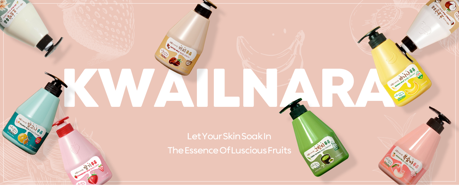 banana milk cleansing foam face wash oily skin moisturizing korean beauty WELCOS KWAILNARA