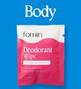 deodorant wipes