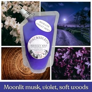 beneath violet skies, moonlit musk, violet, soft woods
