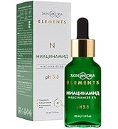 SkinPhoria Niacinamide Brightening Serum – 8% Niacinamide Formula for Pore Minimizing, Oil Contro...