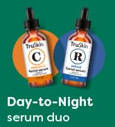 TruSkin Day-Night Anti Aging Duo, Retinol Serum & Vitamin C Serum for Face