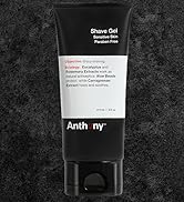 Anthony Shave Gel for Men with Sensitive Skin – Non-Foaming, Soothing Shaving Cream – Aloe Vera B...