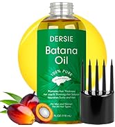 Dersie Batana Oil for Hair Growth: Hair Growth & Nourishment with Massager Applicator – 100% Pure...
