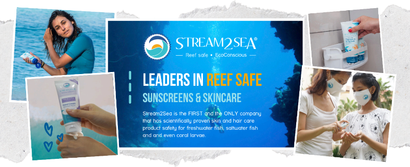 stream2sea reef safe hair conditioner leave in conditioner detangler spray travel size shampoo