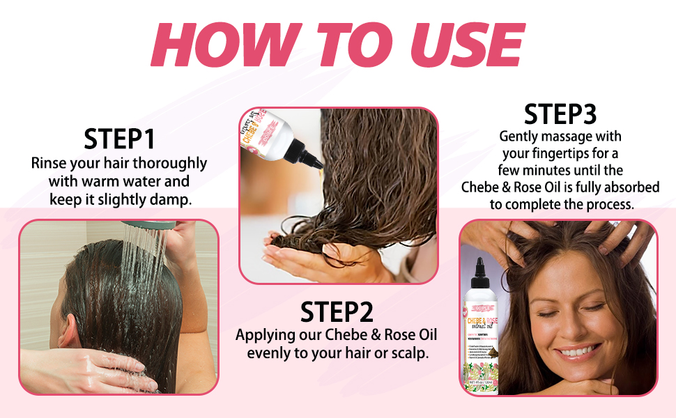 chebe & rose hair growth oil