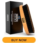 Smooth Viking Beard Brush Gift Set for Men - Natural Boar Bristle Hair Brush - Facial Hair Stylin...