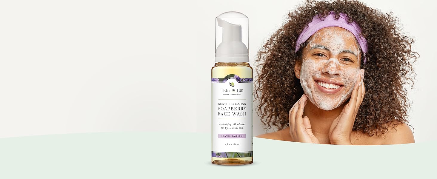 Lavender Face Wash for Sensitive Skin | Tree to Tub 1