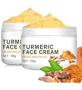 NP 2PCS Turmeric Face Cream for Face, Anti-Aging Cream Face Moisturizer Cream with Organic Ingred...