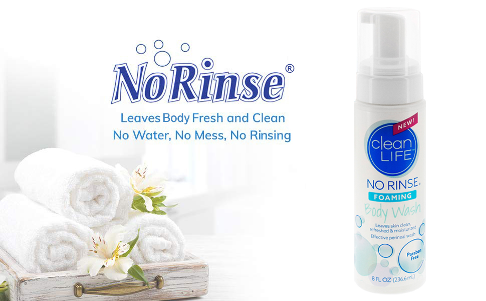 no rinse body wash