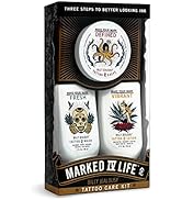 Billy Jealousy Marked IV Life Complete Tattoo Care Kit, Includes Tattoo Defining Aftercare Salve,...