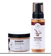 NaturAll Jamaican Black Castor Oil & Chebe Braiding Gel & Hair Mousse - Hair Care Bundle for Friz...