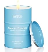 M&SENSE Summer Candles for Home Beach Soy Candle, Beach Candles for Stress Relief Meditation Rela...