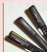 Vibrastrait Pro Vibrating Ceramic Tourmaline Ionic Flat Iron, 1-inch - Fast, Frizz-Free Ceramic H...