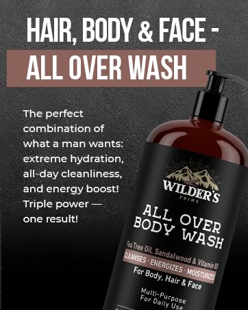Men's Body Wash - 3-in-1