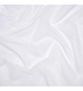 BENECREAT White Corset Mesh Fabric, 80.3×59inch No Stretch Corsetry Fabric, Polyester Power Mesh ...
