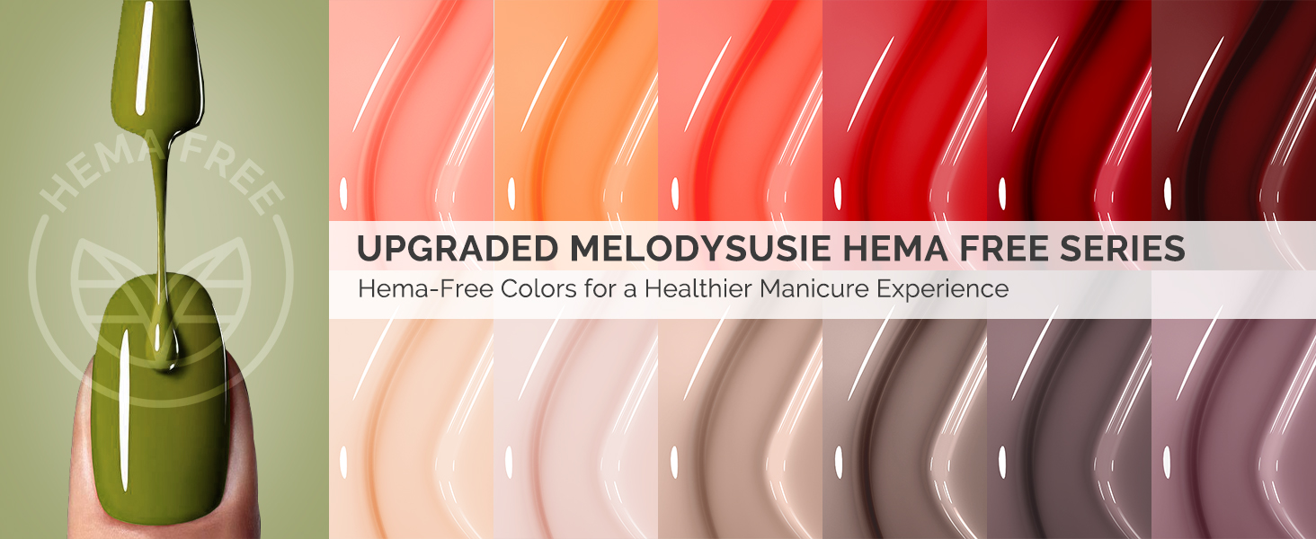 MelodySusie Hema Free Gel Nail Polish
