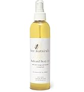 Best Bath & Body Oil - Now available in Spray Bottle - Bee Naturals Scented Aroma of Orange & Lav...