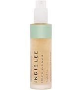Indie Lee Brightening Cleanser - Exfoliating Gel Face Wash + Makeup Remover with Vitamin C + Anti...