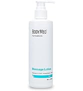 BodyMed Formulations Massage Lotion, 8 oz. – Fragrance-Free, All-Natural Lotion for Massage Thera...
