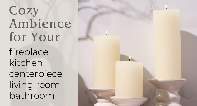 Bask Mottled Candles