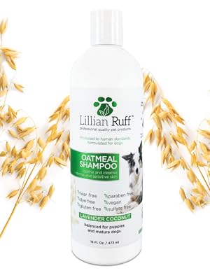oatmeal shampoo conditioner pets dogs puppy conditioner grooming bath wash fur coat smelly vet 