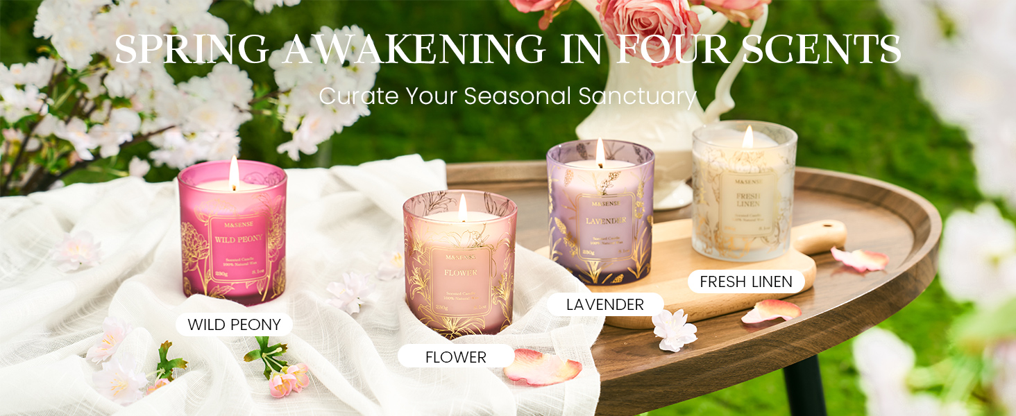 spring scented candles