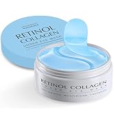 Enaskin Naturals Under Eye Patches for Dark Circles: 30 Pairs Retinol Collagen Eye Gels Mask - Re...