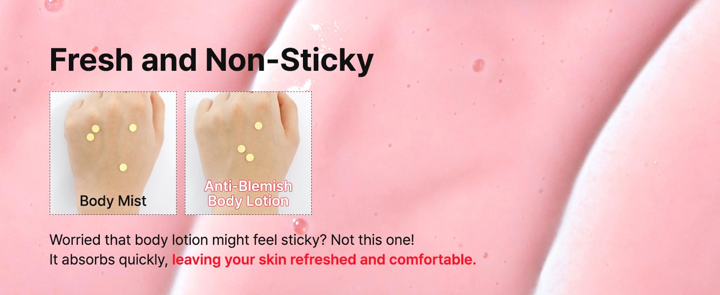 Korean Skincare, Body Lotion, Bacne, Dull Skin, Acne-Prone Skin